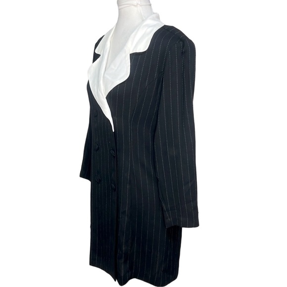 Harlow Pinstriped Jacket Dress - Picture 3 of 5